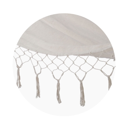 Hamak ogrodowy, Toledo, 1-osobowy, 200x100 cm, beżowy