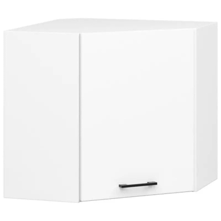 Szafka kuchenna, narożna, KLARA, 60x60x58 cm, biel, mat