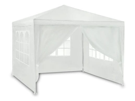 Pawilon ogrodowy, Plonos, 3x3 m, biały, 4936