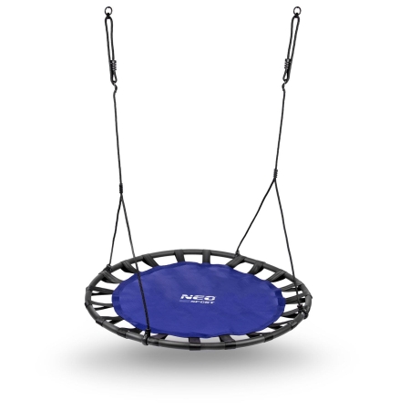 Huśtawka bocianie gniazdo, SWINGO XXL, 120 cm, niebieska