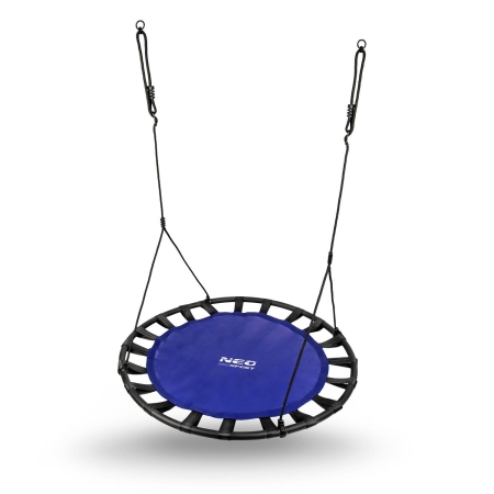 Huśtawka bocianie gniazdo, SWINGO XXL, 120 cm, niebieska