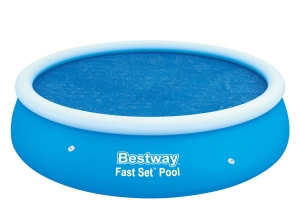 Pokrywa solarna do basenu 244 cm, Bestway, niebieski