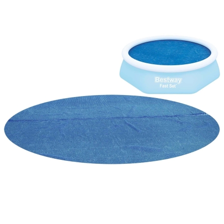 Pokrywa solarna do basenu 244 cm, Bestway, niebieski