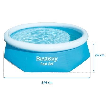 Basen ogrodowy rozporowy, Bestway, 244x66 cm
