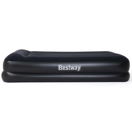 Materac dmuchany, z pompką, Bestway, 203x152x46 cm