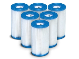 6 x Filtr do pompy komplet, typ B, Intex, 29005