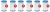 6 x Filtr do pompy komplet, typ B, Intex, 29005