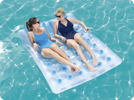 Duży materac plażowy dla 2 osób, Bestway, 193x142 cm