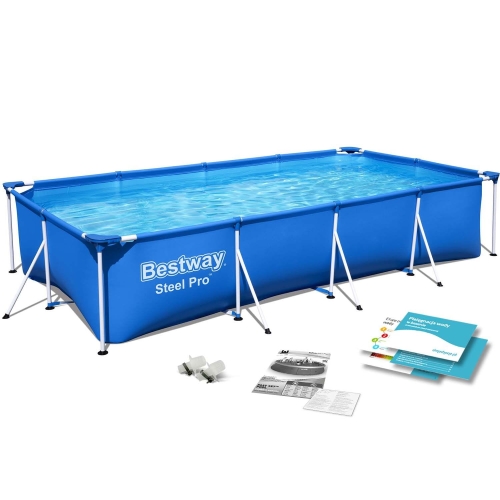 Przejdź do produktu Basen ogrodowy stelażowy, 5w1, Bestway, 400x211x81 cm