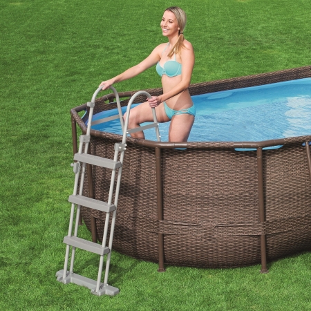 Drabinka bezpieczna do basenów, Bestway, 107 cm