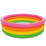 Basen dmuchany, tęcza 4 pierścienie, Intex, 168x46 cm