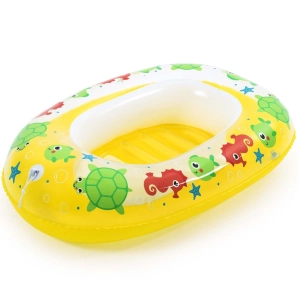 Ponton plażowy do pływania, Bestway, 102x69 cm, żółty