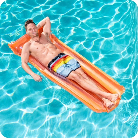 Materac plażowy, Bestway, 183x76 cm, pomarańczowy