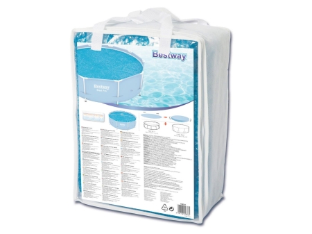Pokrywa solarna do basenów 305 cm, Bestway, niebieski