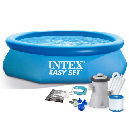 Basen ogrodowy rozporowy, zestaw 4w1, Intex, 305x76 cm