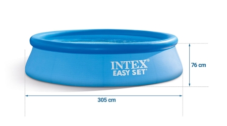 Basen ogrodowy rozporowy, zestaw 4w1, Intex, 305x76 cm
