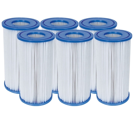 Filtr do pompy filtrującej, Bestway, typ III, 6 sztuk