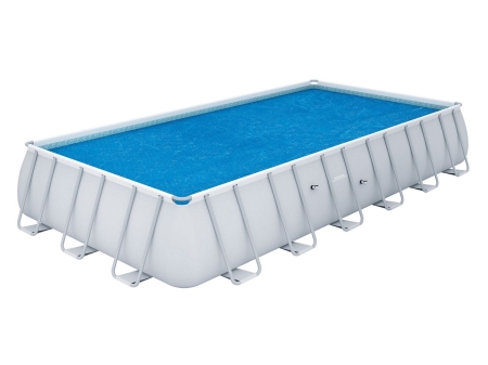 Pokrywa solarna do basenów 732x366 cm, Bestway, niebieski