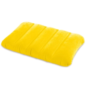 Poduszka dmuchana, podróżna, Intex, 43x28x9 cm, żółty