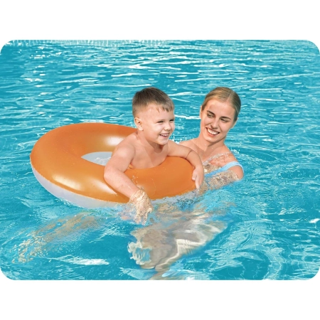 Koło plażowe do pływania dla dzieci, Bestway, 76 cm, pomarańczowy