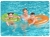 Koło plażowe do pływania dla dzieci, Bestway, 76 cm, pomarańczowy
