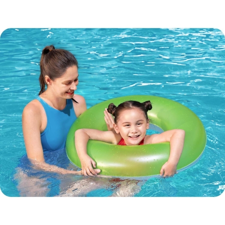 Koło plażowe do pływania dla dzieci, Bestway, 76 cm, zielony