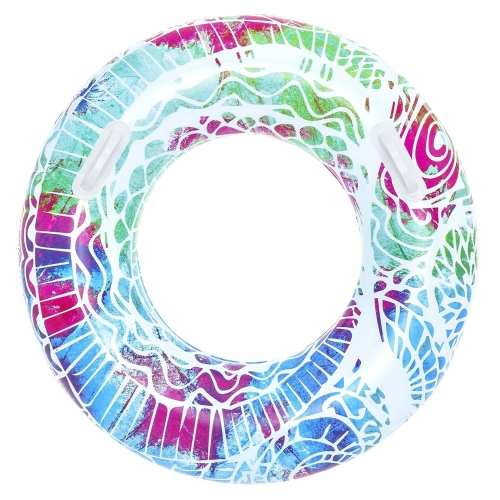 Przejdź do produktu Kółko dla dzieci z uchwytami, dmuchane, Bestway, 91 cm, niebieski