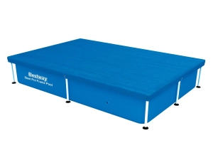 Pokrywa prostokątna do basenu, Bestway, 224x154 cm, niebieski