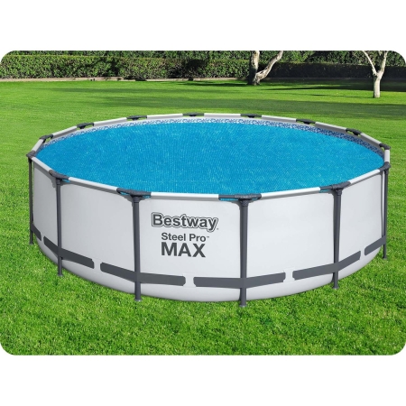 Pokrywa solarna do basenu, Bestway, 417 cm, niebieski