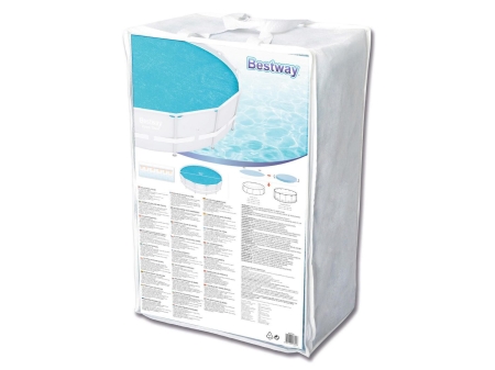 Pokrywa solarna do basenu, Bestway, 417 cm, niebieski