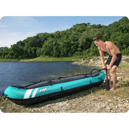 Pompka tłokowa, ręczna, 37 cm / 1300 cm3, Bestway, czarny