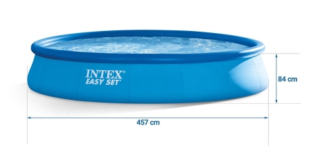 Basen ogrodowy rozporowy, 9w1, Intex, 457x84 cm