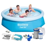 Basen ogrodowy rozporowy, zestaw 9w1, Bestway, 244x66 cm