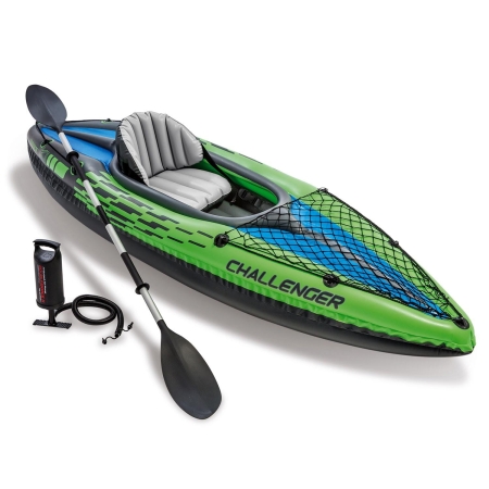 Kajak dmuchany Challenger K1, Intex, 274x76x33 cm