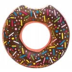 Koło do pływania, donut, Bestway, 107 cm, brązowy