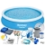 Basen ogrodowy rozporowy, zestaw 17w1, Bestway, 366x76 cm