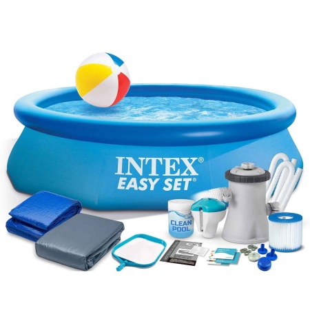Basen ogrodowy rozporowy, zestaw 16w1, Intex, 305x76 cm
