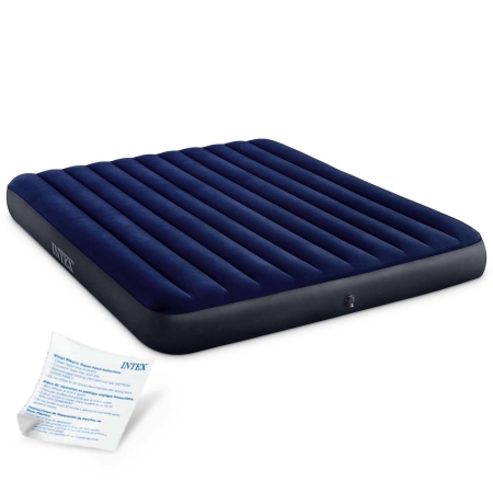 Materac dmuchany, dwuosobowy, Intex, 203x183x25 cm
