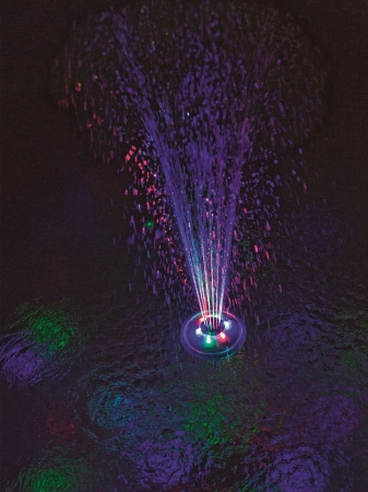Lampa basenowa LED z wbudowaną fontanną, Bestway, 58493