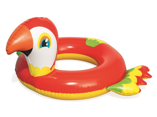 Przejdź do produktu Kółko do pływania dla dzieci, papuga, Bestway, 84x76 cm, czerwony
