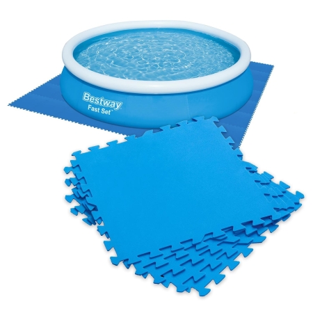 Mata piankowa pod basen, puzzle, 9 szt, Bestway, 50x50 cm