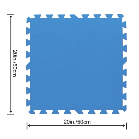 Mata piankowa pod basen, puzzle, 9 szt, Bestway, 50x50 cm