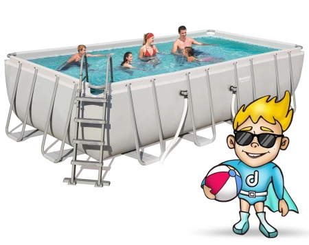 Basen ogrodowy stelażowy, 17w1, Bestway, 549x274x122 cm