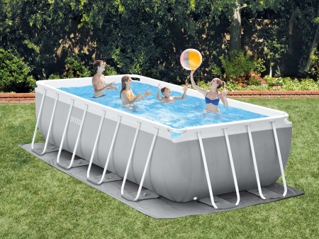 Basen ogrodowy stelażowy, zestaw 18w1, Intex, 488x244x107 cm