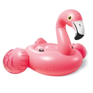 Pływająca wyspa, flaming, Intex, 203x196x124 cm