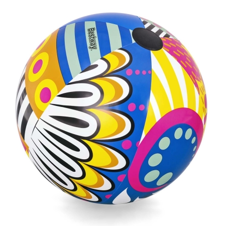 Duża dmuchana piłka plażowa, Bestway, 91 cm, multikolor
