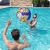 Duża dmuchana piłka plażowa, Bestway, 91 cm, multikolor