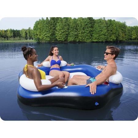 Wyspa do pływania materac, 3os, Bestway, 191x176 cm