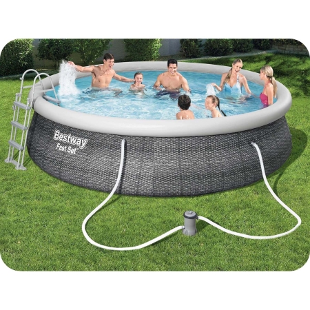 Basen ogrodowy rozporowy, 11w1, Bestway, 457x107 cm