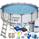 Basen ogrodowy stelażowy, 18w1, Bestway, 457x122 cm